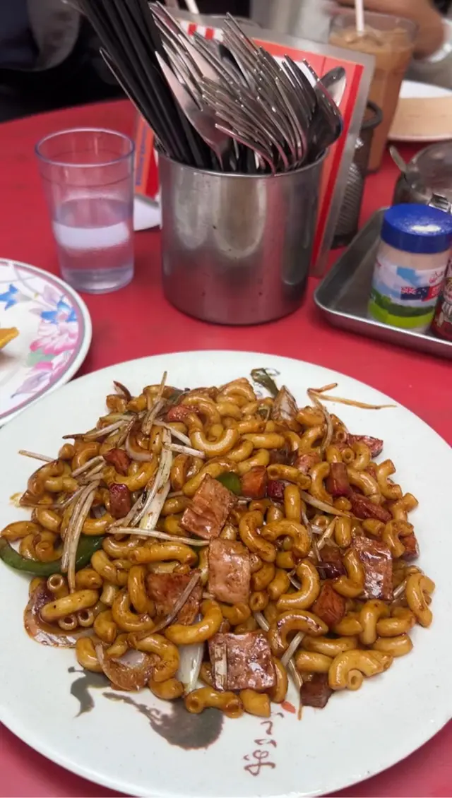 乾炒粒粒通粉  熱香餅