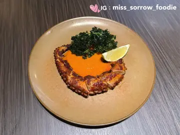 Grilled Spanish Octopus & Fried Kale