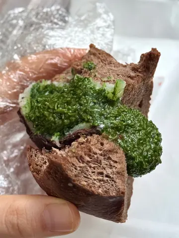 杜拜开心果大福配朱古力贝果