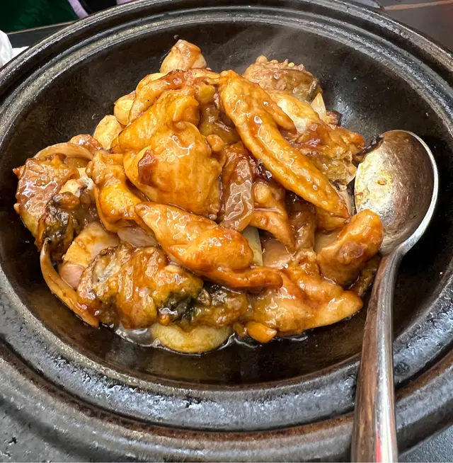 好油嘅蠔雞煲
