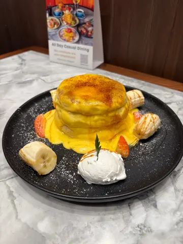 Banoffee Creme Brulee Pancake