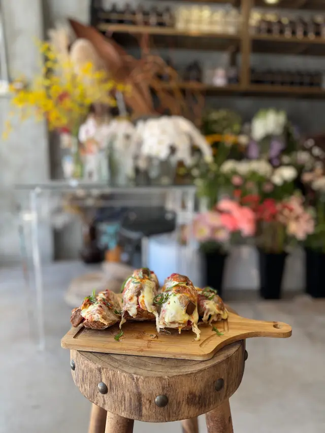 Sourdough Swiss Meatball Pizza