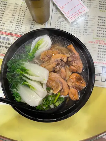 菜胆鸡球上海面