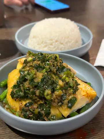 蔥油雞飯