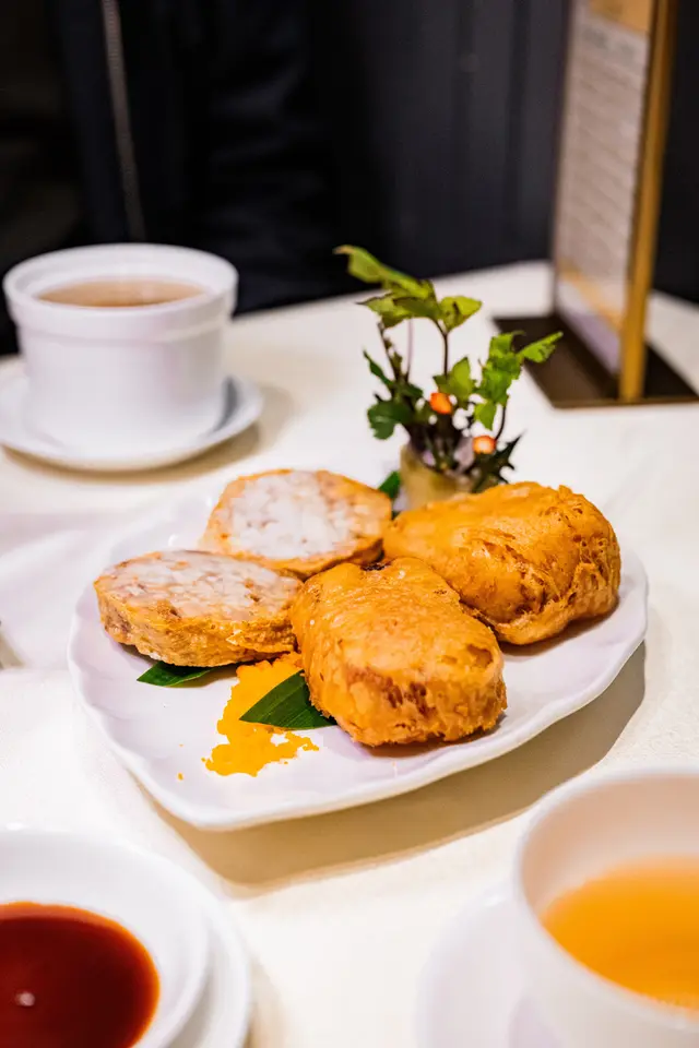 蘿蔔灌漿拼炸芋絲卷