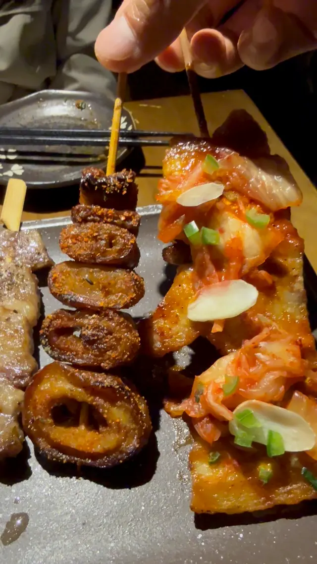 七味汁燒豬大腸+ 韓燒泡菜五花腩