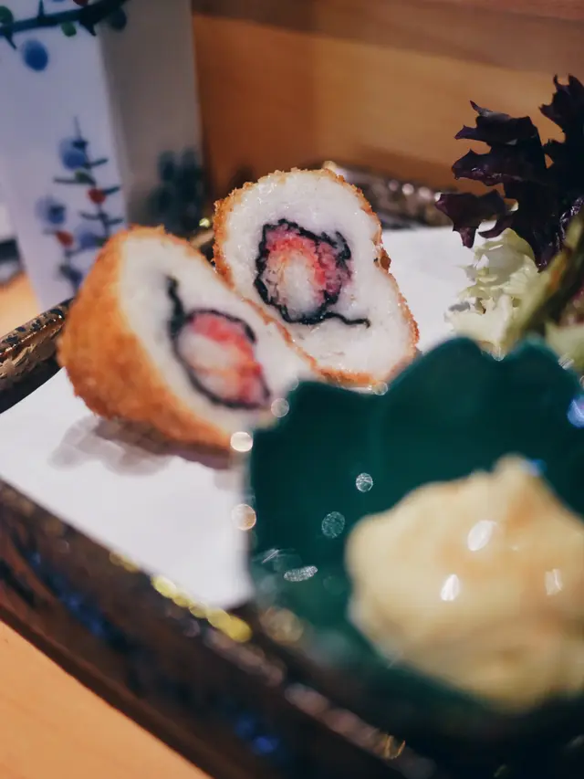 黃金蟹肉墨魚卷