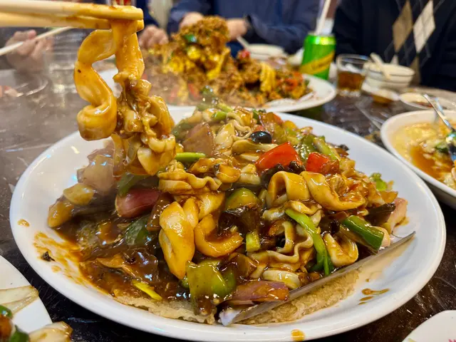 豉椒蟶子煎米粉底