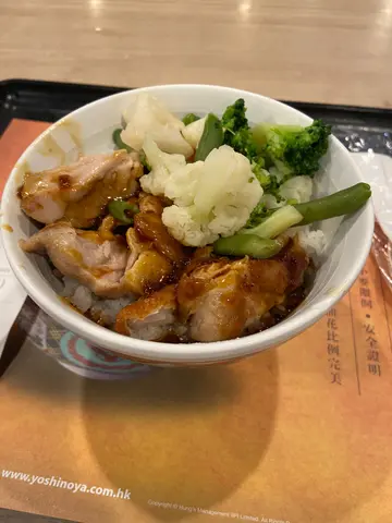 野菜煎鸡饭