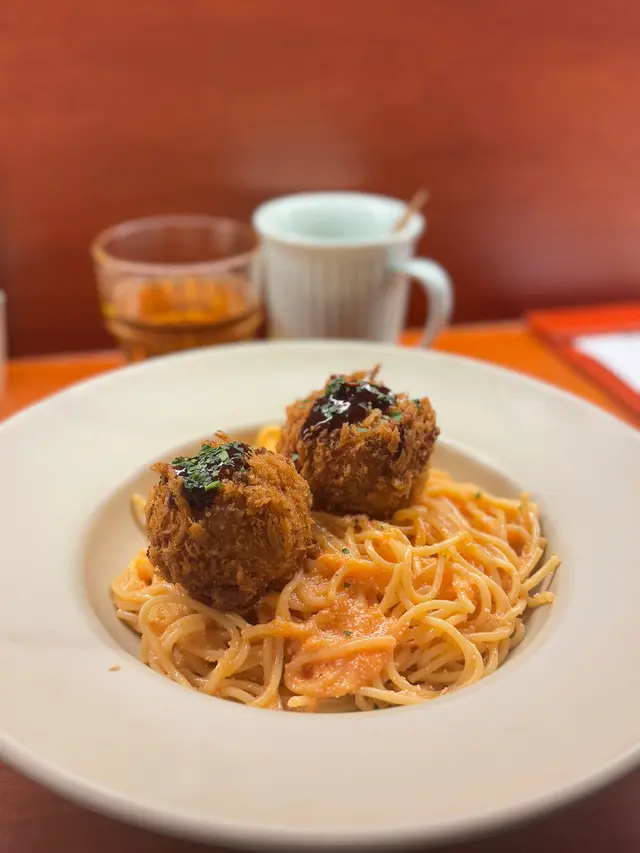 明太子卡邦尼牛肉丸吉列