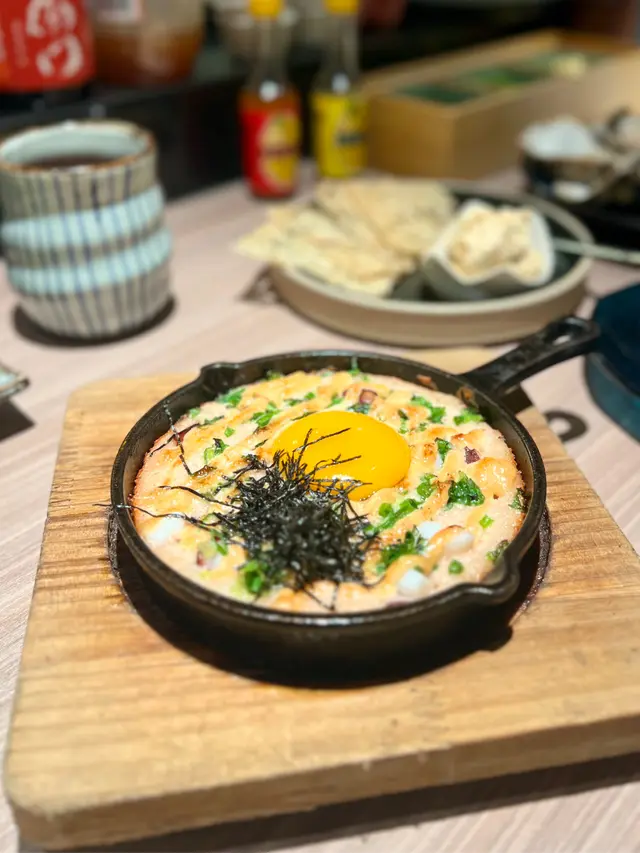 山芋明太子鐵板燒