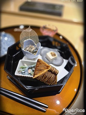 前菜拼盤 - 銅鑼灣的鮨月