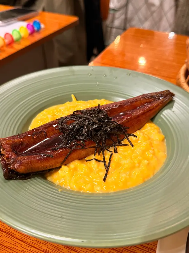 原條鰻魚南瓜燉飯