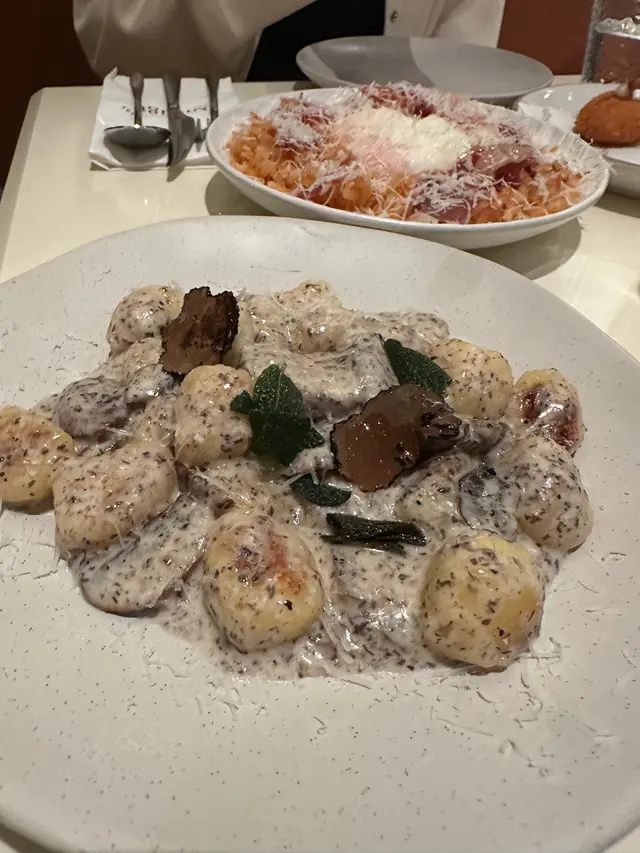Truffle  with  Crispy  Gnocchi