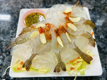 生虾刺身