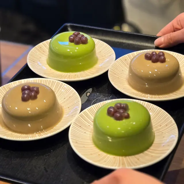 焙茶奶凍・綠茶奶凍
