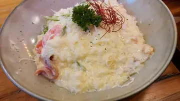 煙三文魚蘆筍燉飯