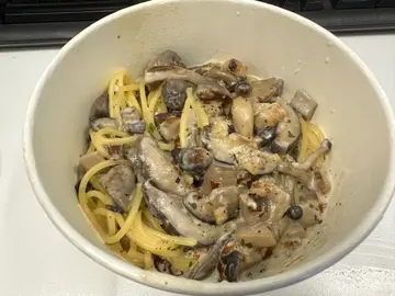 意式奶油蘑菇意粉