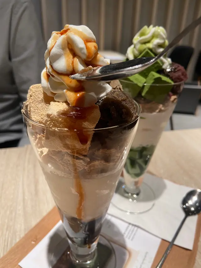 焙茶芭菲(蕨餅)