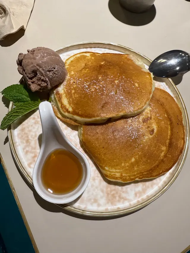 #香蕉pancake #朱古力 #雪糕 #朱古力雪糕 