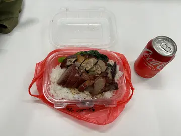 叉烧鸭饭