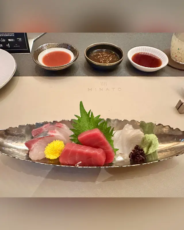 三款刺身(鯛魚/ 吞拿魚 / 油甘魚)