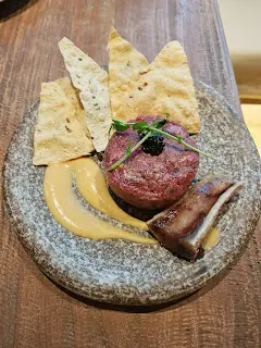 Thai Beef Tartare with Bone Marrow