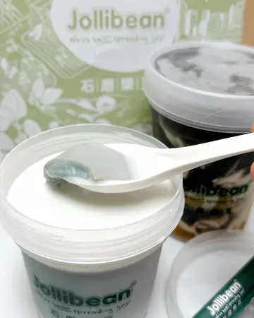 蝶豆花茉莉豆乳冻