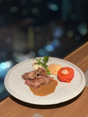 鐵板燒美國牛肉眼薄燒