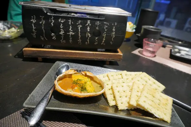 海膽松葉蟹蓋甲羅燒