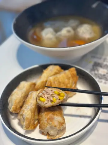 粟米芝士猪肉饺