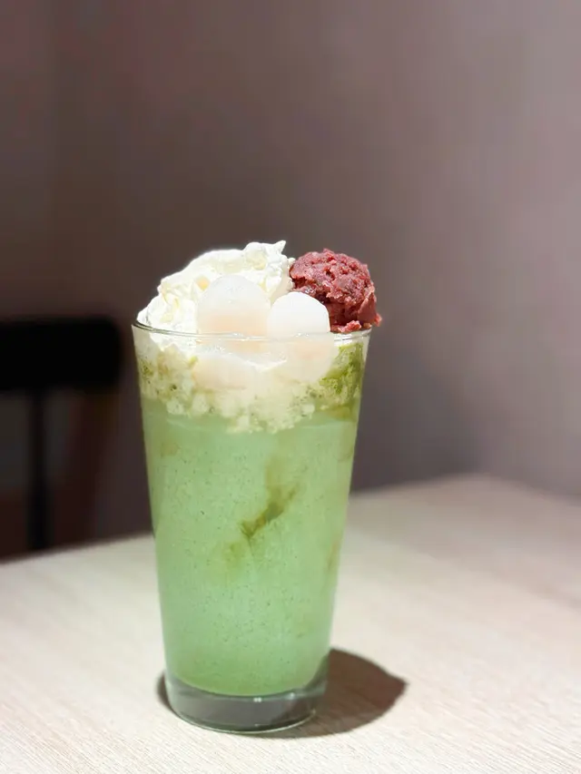 抹茶紅豆牛奶白玉