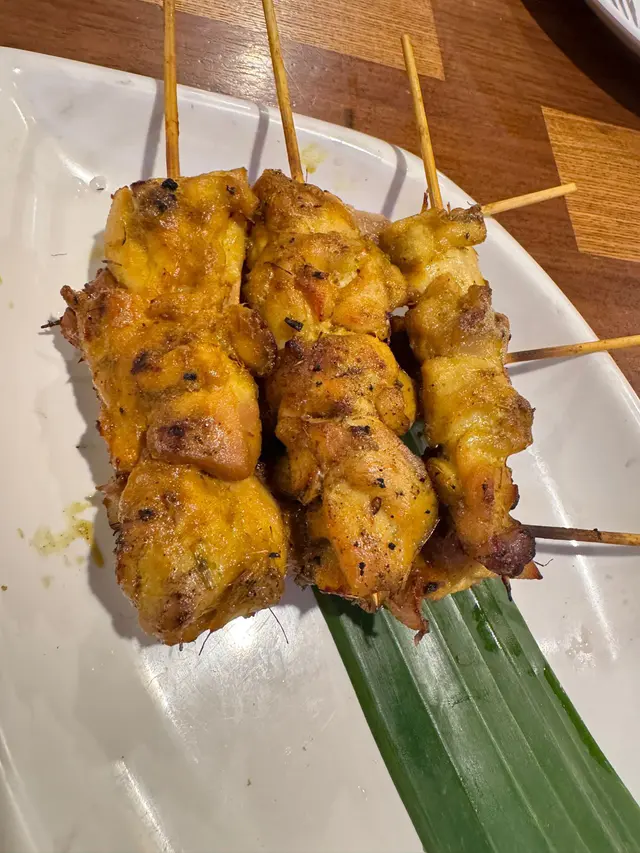 炭燒沙嗲串燒雞