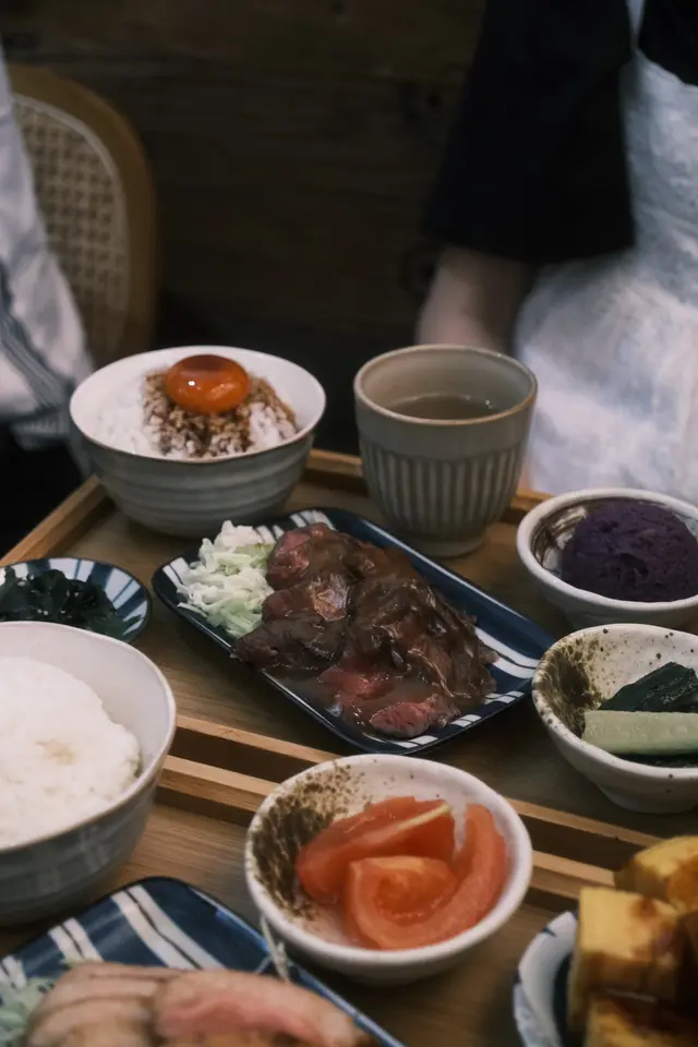 醬油蛋 ■ 越光米飯 / 慢煮美國封門柳