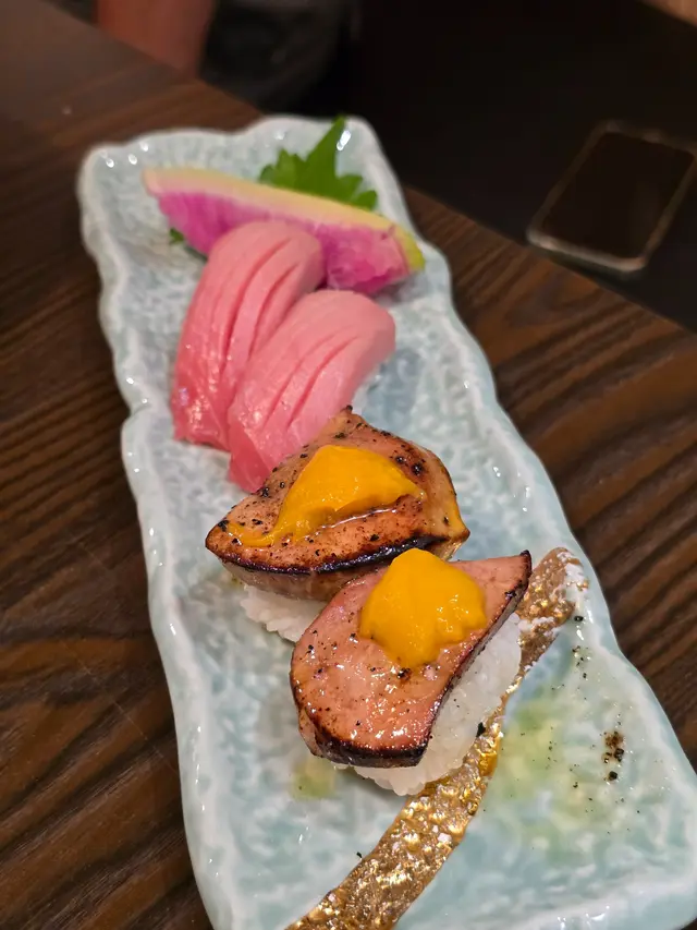 芒果鵝肝壽司
