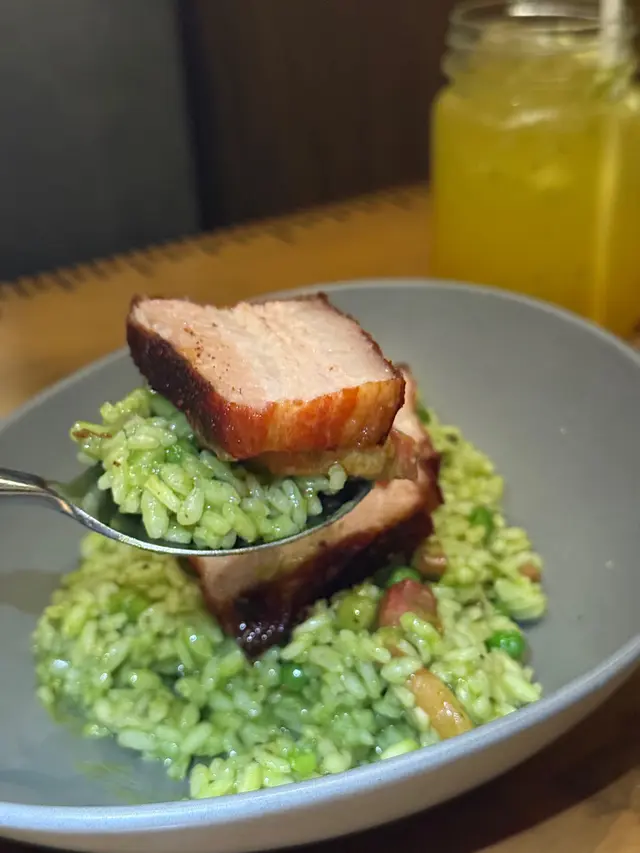 PORK & GREEN PEA RISOTTO