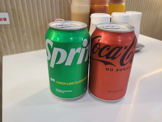 雪碧，無糖可樂