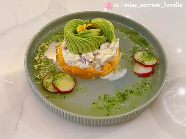 蟹肉芒果牛油果他他