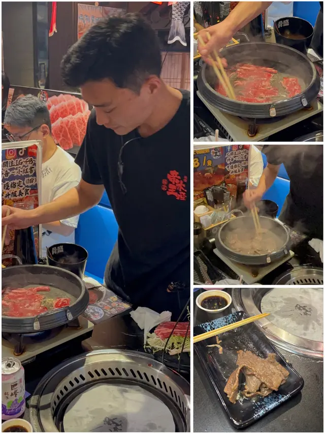 小龍哥親自燒肉