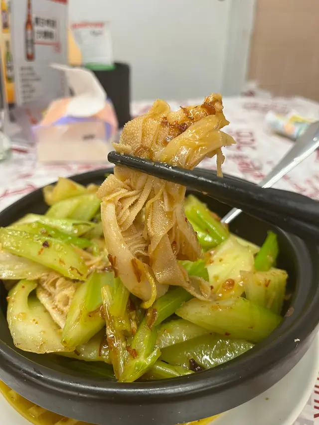 XO醬爆牛柏葉