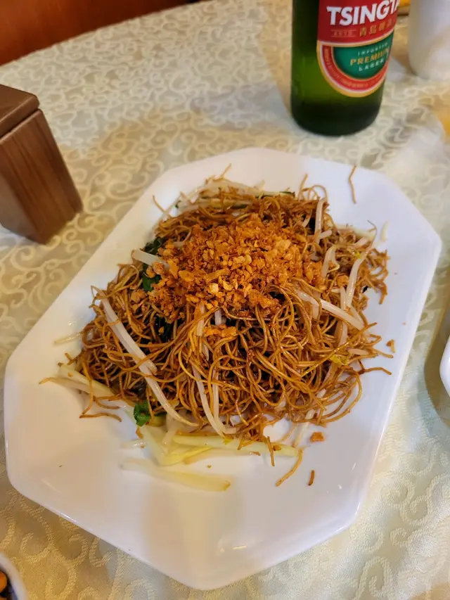 蟹油炒麵
