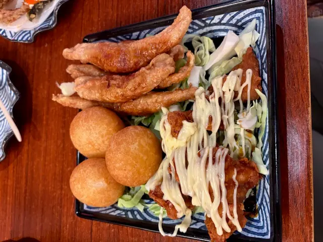 炸物 (雞皮餃子、芝士年糕、南蠻炸雞)