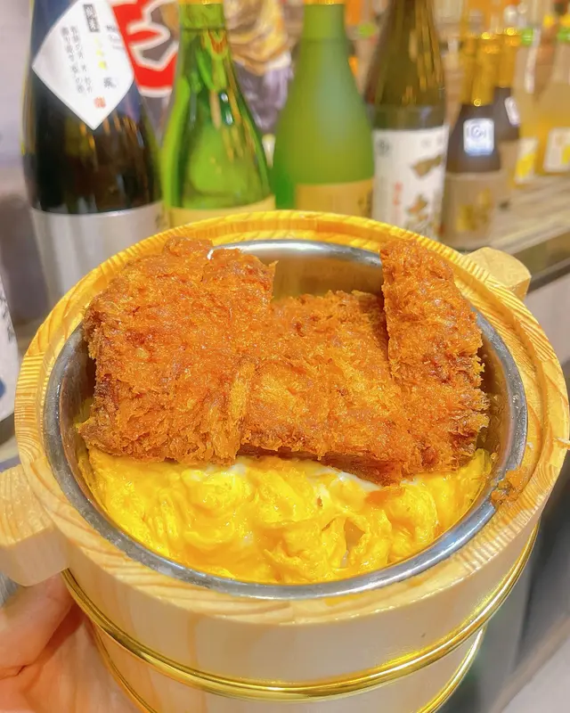 滑蛋厚吉列豬扒丼 