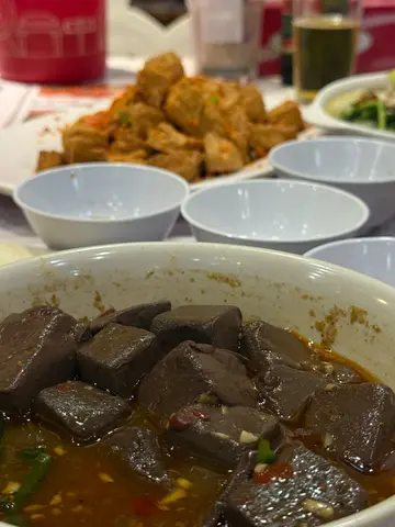 韮菜猪血好入味