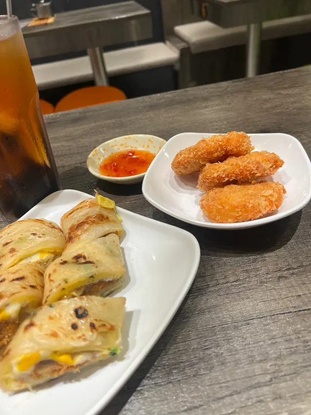 起司蛋餅（玉米/肉鬆）澎湖香酥蝦餅