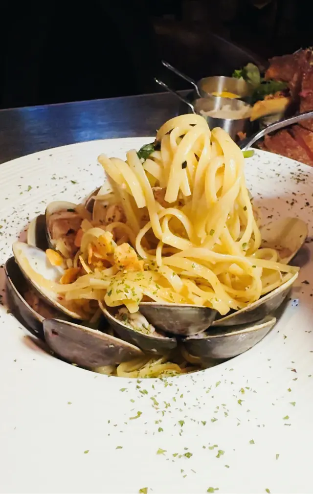 蒜香蜆肉扁意粉