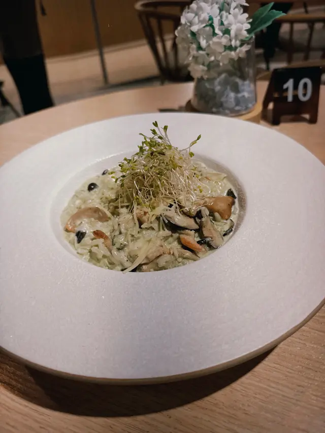 傳統意式香草雞胸肉羅勒意大利飯