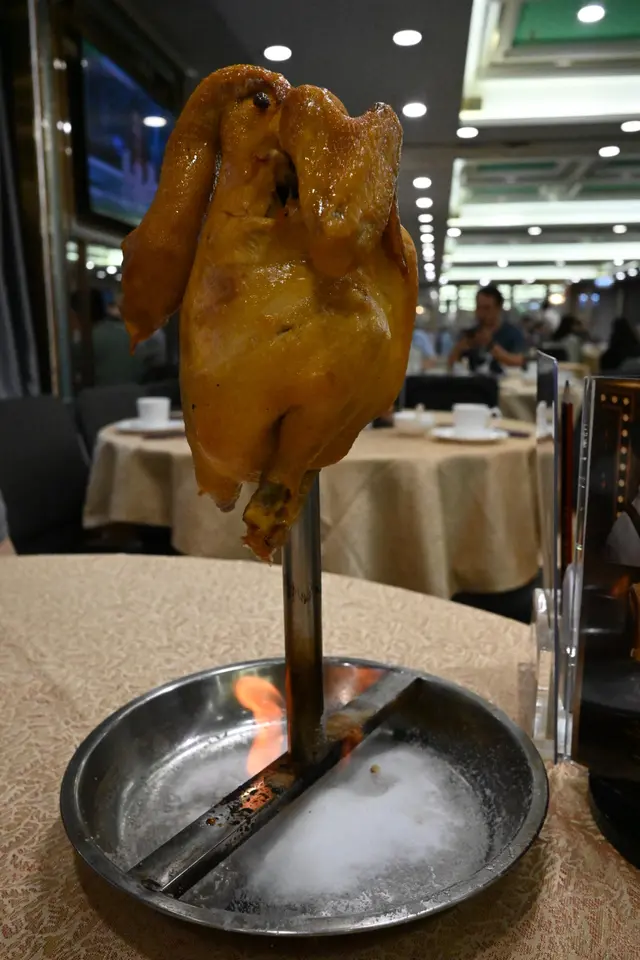 火焰鹽焗雞