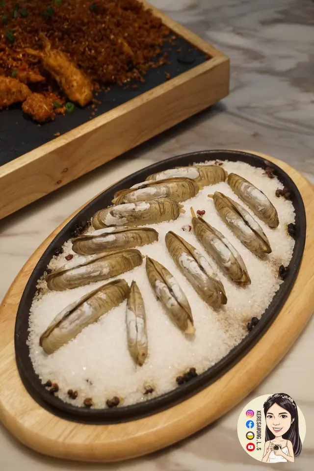 鐵板鹽焗蟶