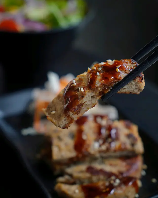 香煎上素牛蒡扒